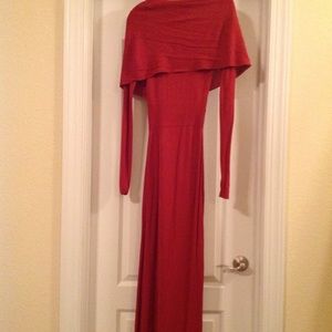 COPY - Arden B Rust long Sleeve Maxi Dress